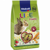 Vitakraft - Life Power - пълноценна храна за сила и фитнес, за мини зайчета 600 гр.